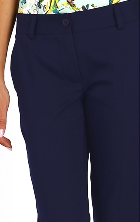 Елегантен панталон в цвят индиго