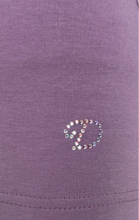 Блуза с лого от кристали Swarovski