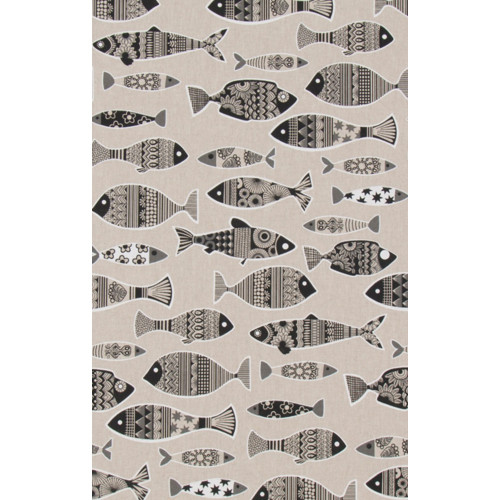 Декоративен текстил Black Fishes, цена 18.50лв/м
