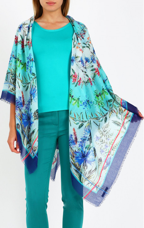 Летен шал от памук и модал