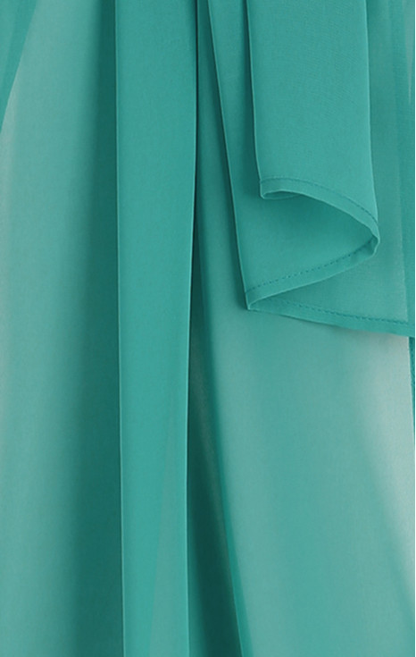 Ефирен шал в цвят Aqua Green [1]