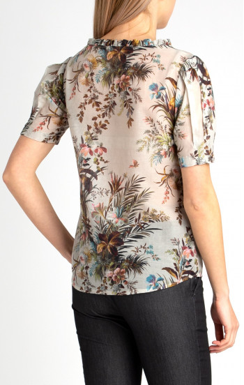 Елегантна блуза от фин памук и коприна [1]