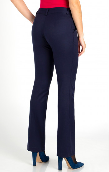 Елегантен панталон с класически силует в цвят Navy Blue [1]