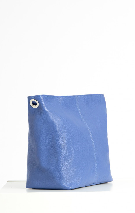 Чанта от естествена кожа в цвят Blue Ice [1]