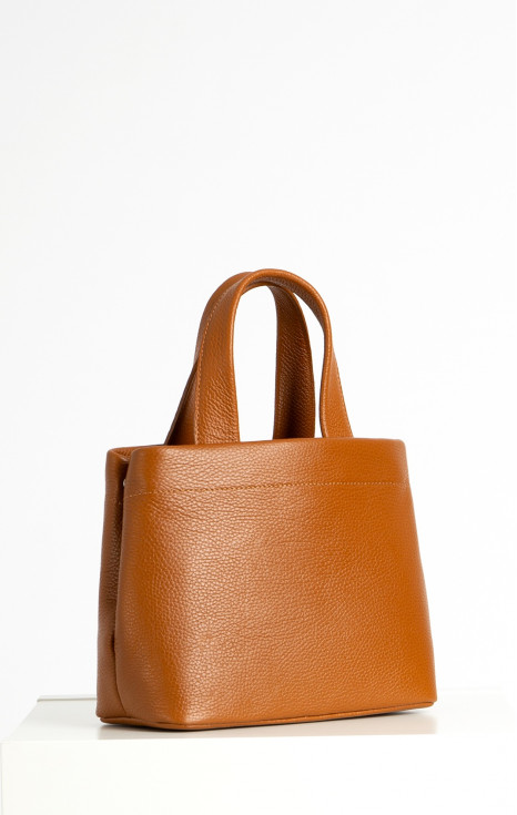 Чанта от естествена кожа в цвят Caramel Cafe [1]