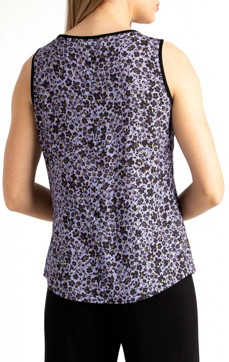 Елегантна блуза от вискоза в цвят Lavender