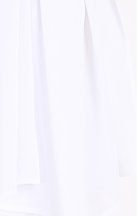 Ефирен шал в бял цвят [1]