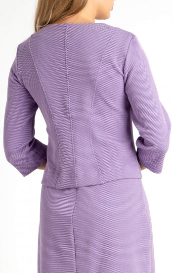 Спортно-елегантно сако от еластична трикотажна материя в цвят Lavender [1]