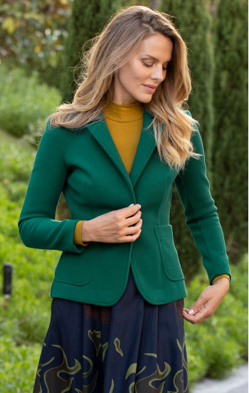 Елегантно сако в зелен цвят [1]