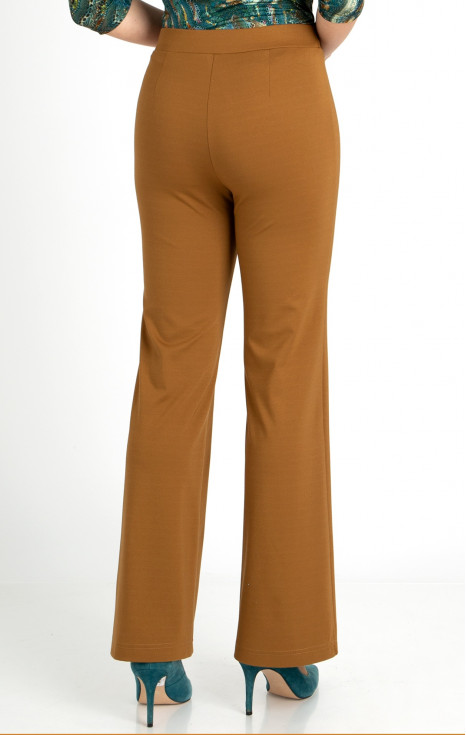 Панталон от стегната трикотажна материя в цвят Golden Brown [1]