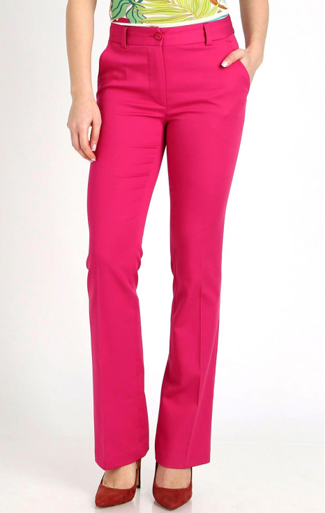 Елегантен панталон в класически силует в цвят Raspberry Sorbet