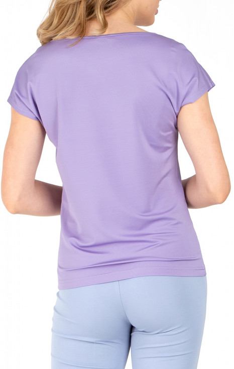 Блуза в свободен силует в цвят Lavender [1]