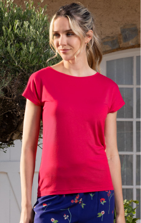 Спортно-елегантна блуза в цвят Raspberry Wine