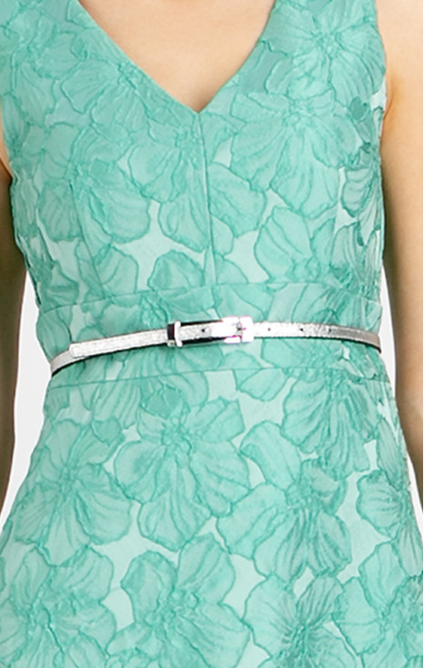 Колан от естествена кожа - Silver [1]