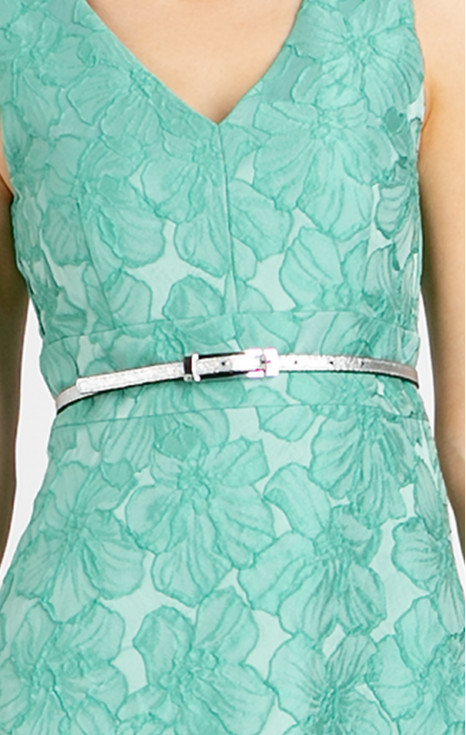 Колан от естествена кожа - Silver