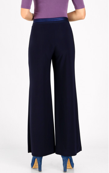 Панталон от трикотажна материя тип жарсе в цвят Night Sky [1]