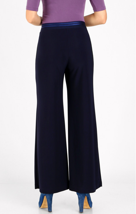 Панталон от трикотажна материя тип жарсе в цвят Night Sky [1]