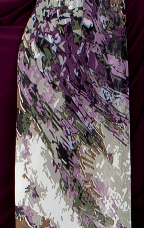 Ефирен шал с абстрактен десен [1]