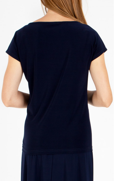 Елегантна блуза в цвят Dark Navy Blue