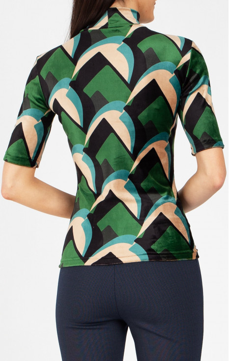 Блуза от кадифе Forest Velvet Retro Art [1]