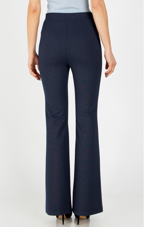 Панталон от стегнато трико Navy Dots