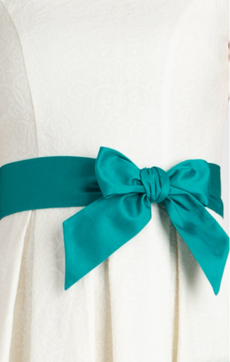 Памучен декоративен колан  Teal Blue
