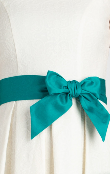 Памучен декоративен колан  Teal Blue