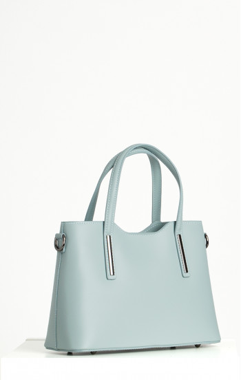 Елегантна чанта от естествена кожа в цвят Heavenly [1]